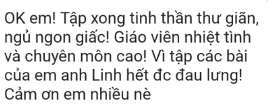 Chia sẻ học viên
